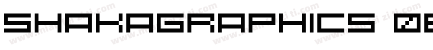 SHAKAGRAPHICS 08字体转换